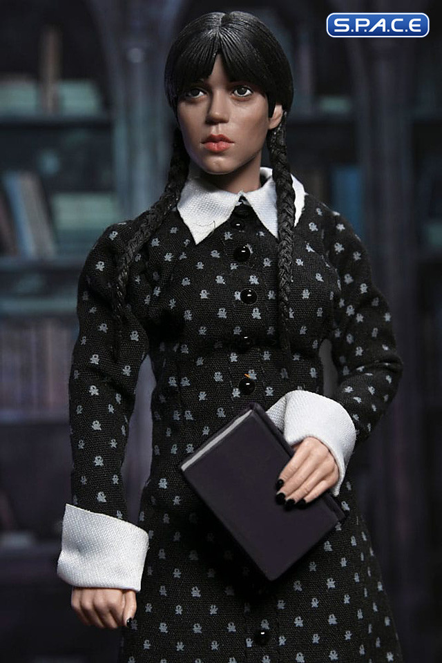 Wednesday Addams Figural Doll - Classic Dress Version (Wednesday)