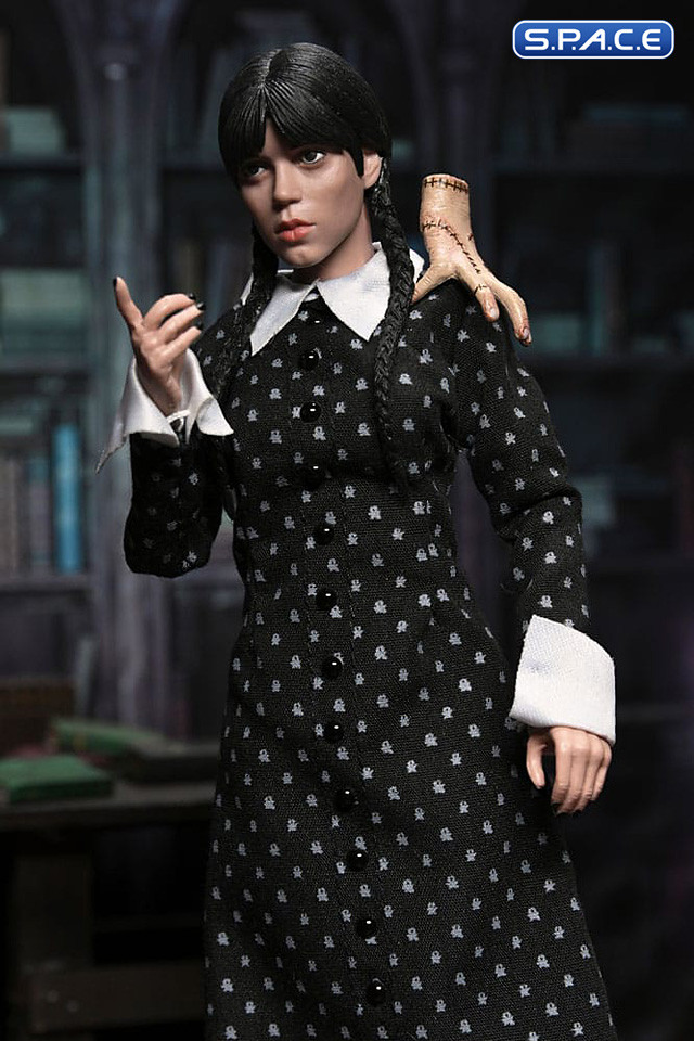 Wednesday Addams Figural Doll - Classic Dress Version (Wednesday)