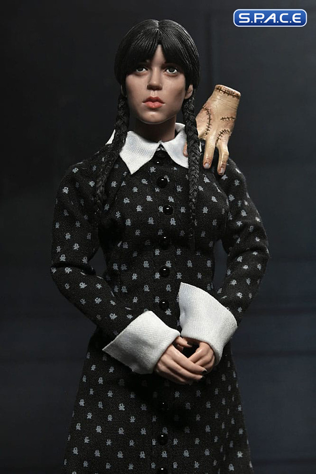 Wednesday Addams Figural Doll - Classic Dress Version (Wednesday)