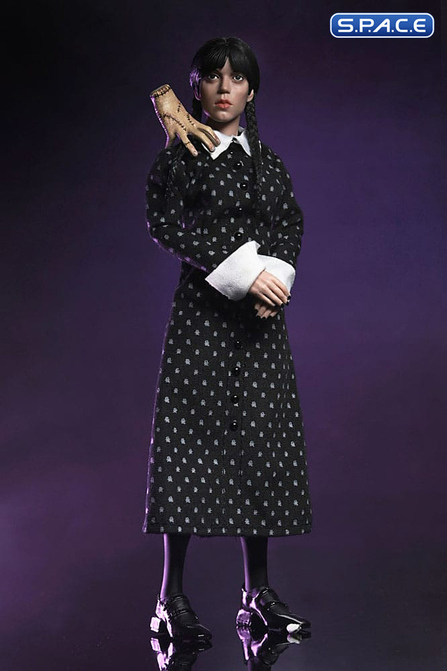 Wednesday Addams Figural Doll - Classic Dress Version (Wednesday)