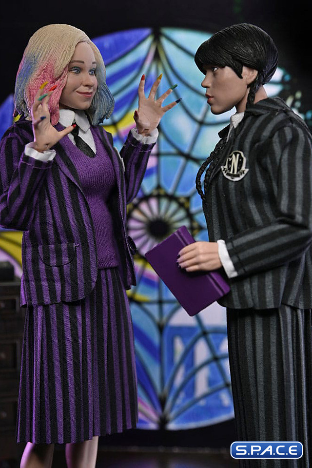 Wednesday Addams & Enid Figural Dolls 2-Pack (Wednesday)
