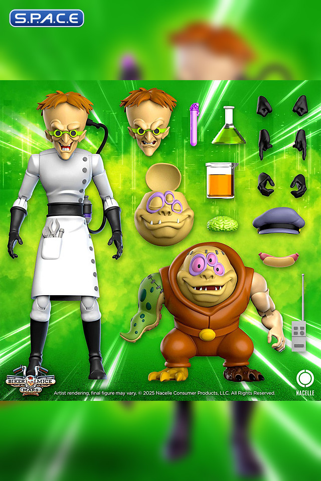 Karbunkel & Fred The Mutant 2-Pack (Biker Mice from Mars)