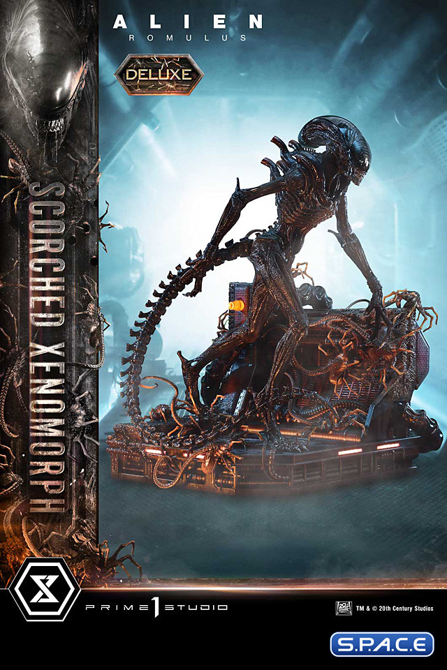 1/3 Scale Scorched Xenomorph Deluxe Museum Masterline XL Statue - Bonus Version (Alien: Romulus)