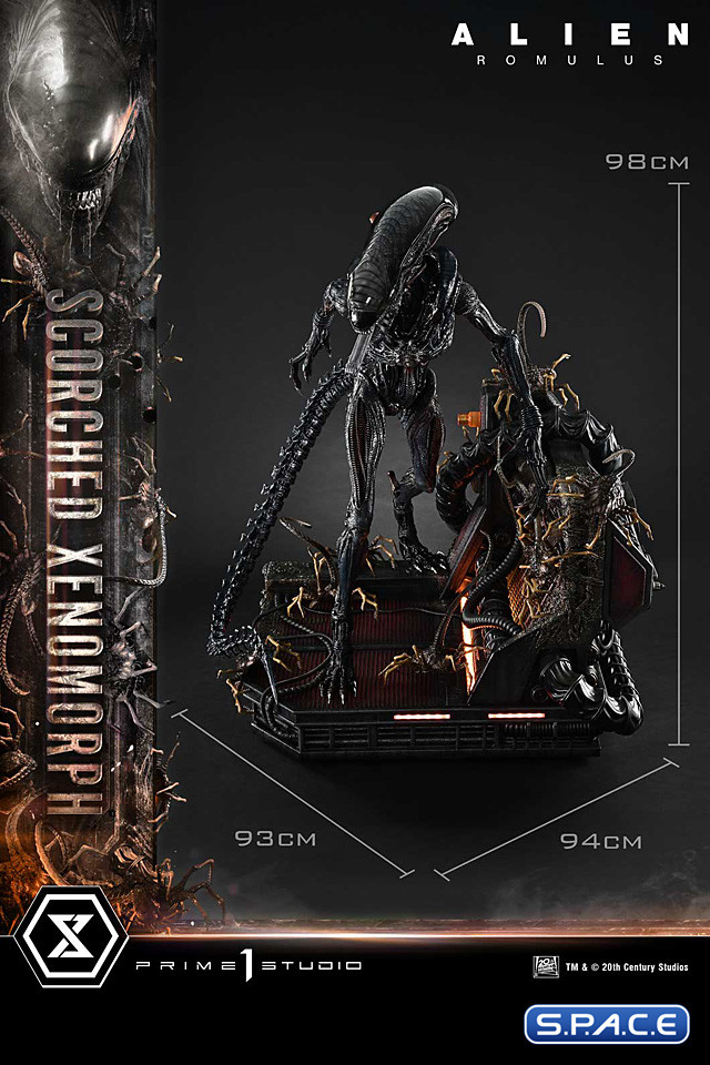 1/3 Scale Scorched Xenomorph Deluxe Museum Masterline XL Statue - Bonus Version (Alien: Romulus)