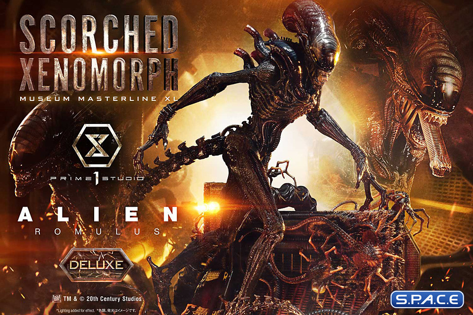 1/3 Scale Scorched Xenomorph Deluxe Museum Masterline XL Statue - Bonus Version (Alien: Romulus)