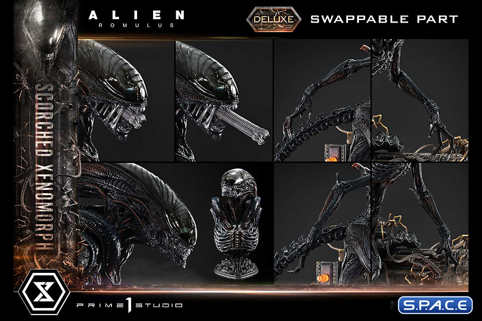 1/3 Scale Scorched Xenomorph Deluxe Museum Masterline XL Statue - Bonus Version (Alien: Romulus)
