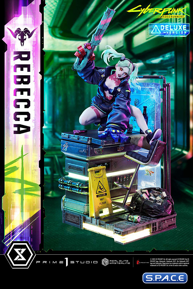 1/4 Scale Rebecca Deluxe Real Elite Masterline Statue - Bonus Version (Cyberpunk: Edgerunners)
