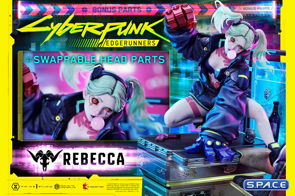 1/4 Scale Rebecca Deluxe Real Elite Masterline Statue - Bonus Version (Cyberpunk: Edgerunners)