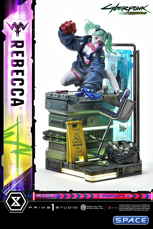 1/4 Scale Rebecca Deluxe Real Elite Masterline Statue - Bonus Version (Cyberpunk: Edgerunners)