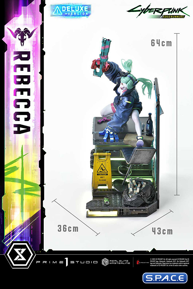 1/4 Scale Rebecca Deluxe Real Elite Masterline Statue - Bonus Version (Cyberpunk: Edgerunners)