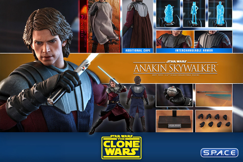 1/6 Scale Anakin Skywalker TV Masterpiece TMS019B - Exclusive Version (Star Wars - The Clone Wars)