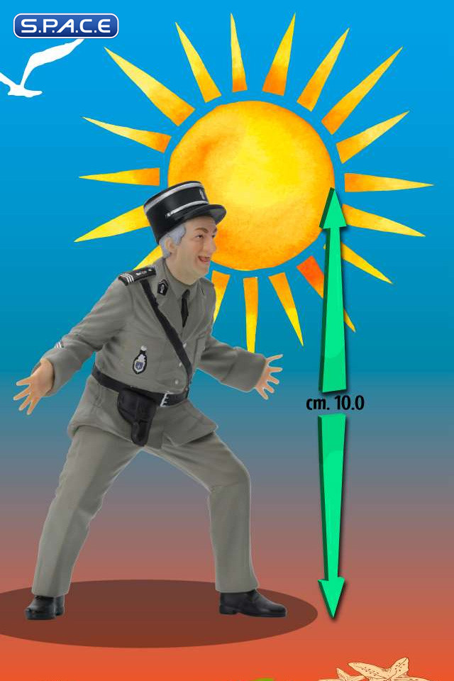Louis De Funes as Ludovic Cruchot PVC Statue - Version 1 (Le gendarme de Saint-Tropez)