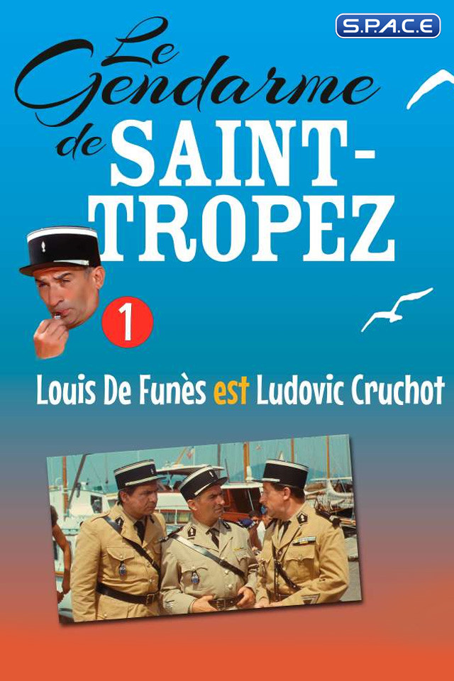 Louis De Funes as Ludovic Cruchot PVC Statue - Version 1 (Le gendarme de Saint-Tropez)