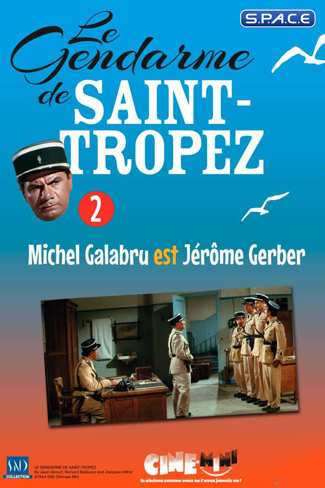 Michel Galabru as Jrme Gerber PVC Statue (Le gendarme de Saint-Tropez)