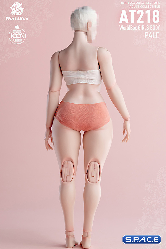 1/6 Scale plus-size female Body AT218A (pale)