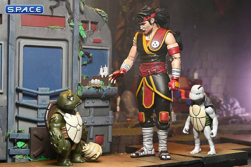 Ultimate Casey Marie with Baby Odyn & Uno (Teenage Mutant Ninja Turtles: The Last Ronin - Lost Years)