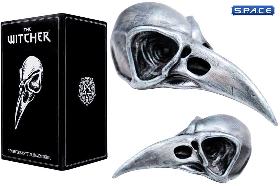 1:1 Yennefers Crystal Raven Skull Life-Size Replica (The Witcher 3: Wild Hunt)