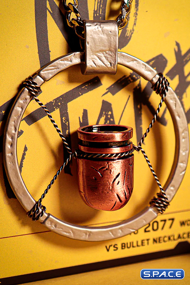 1:1 V´s Bullet Necklace Life-Size Replica (Cyberpunk 2077)