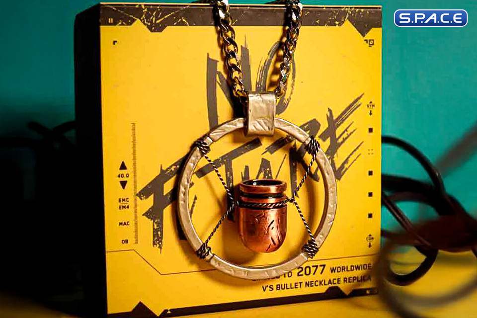 1:1 V´s Bullet Necklace Life-Size Replica (Cyberpunk 2077)