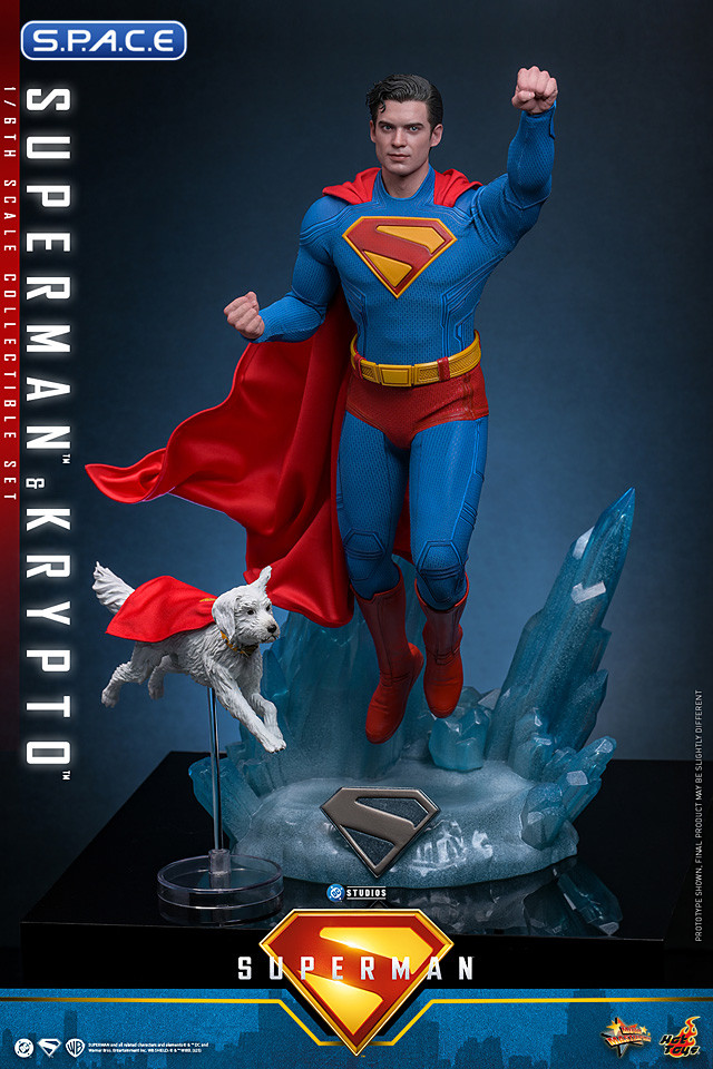 1/6 Scale Superman & Krypto Movie Masterpiece Set MMS812 (Superman)