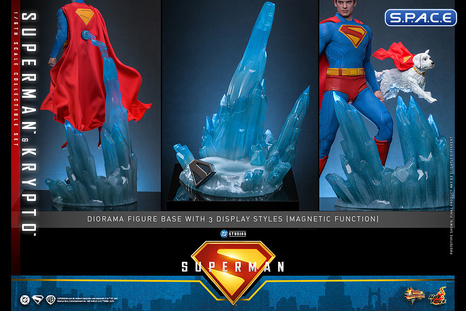 1/6 Scale Superman & Krypto Movie Masterpiece Set MMS812 (Superman)