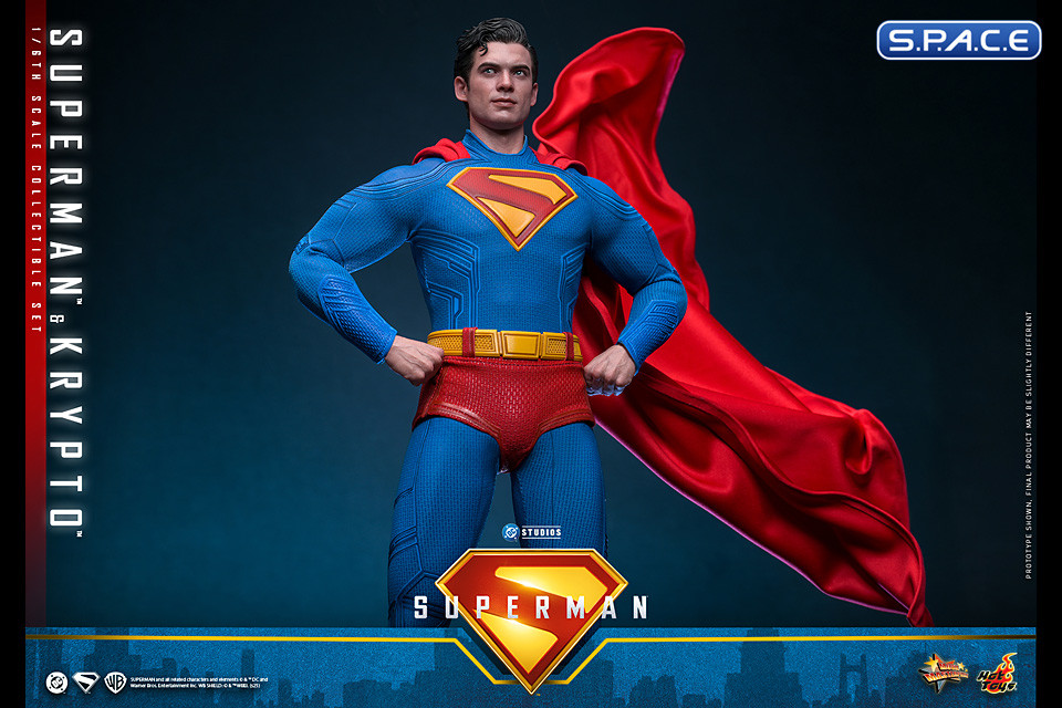 1/6 Scale Superman & Krypto Movie Masterpiece Set MMS812 (Superman)