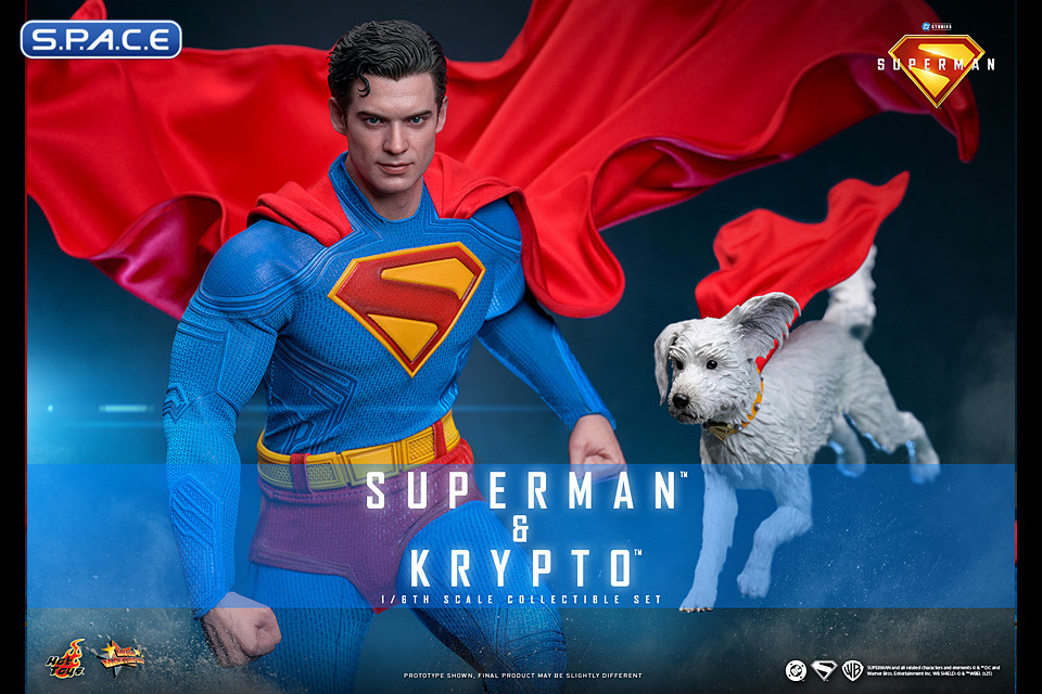 1/6 Scale Superman & Krypto Movie Masterpiece Set MMS812 (Superman)