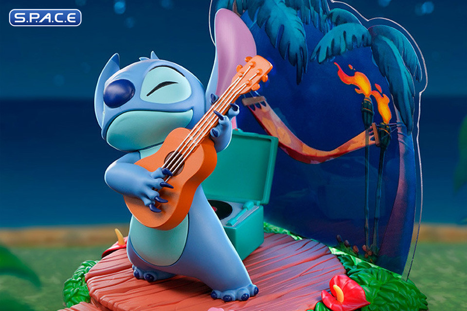 Guitar Stitch Super Figure Collection PVC Statue (Lilo & Stitch)