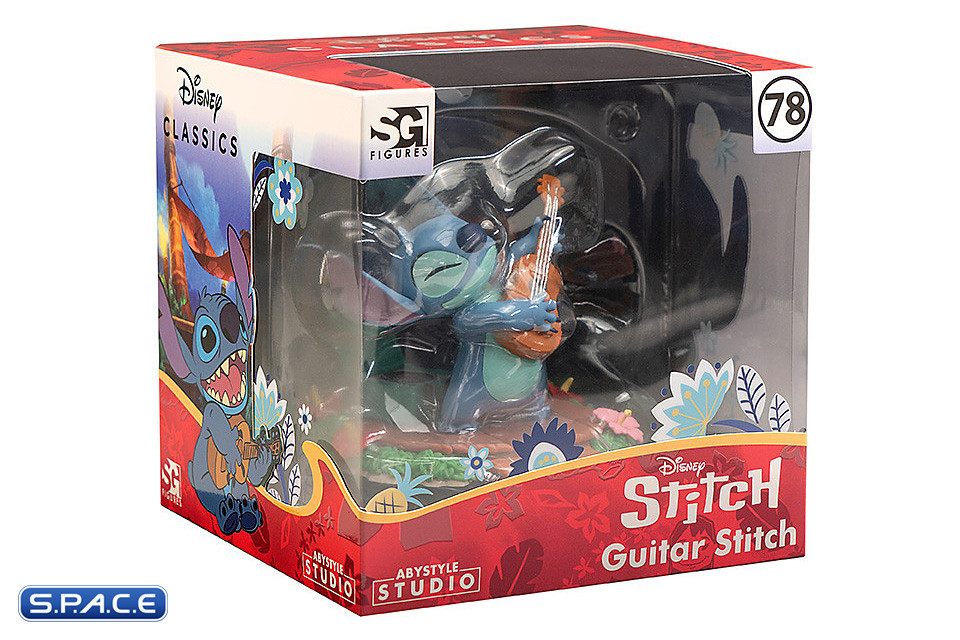 Guitar Stitch Super Figure Collection PVC Statue (Lilo & Stitch)