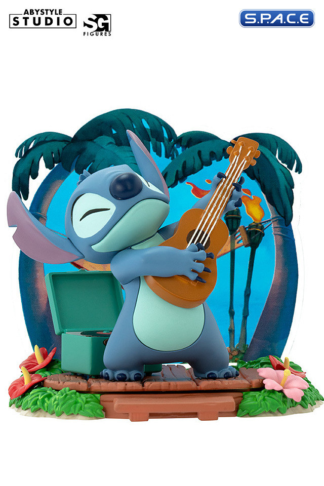 Guitar Stitch Super Figure Collection PVC Statue (Lilo & Stitch)