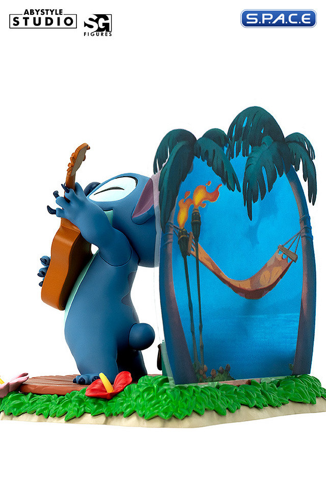 Guitar Stitch Super Figure Collection PVC Statue (Lilo & Stitch)