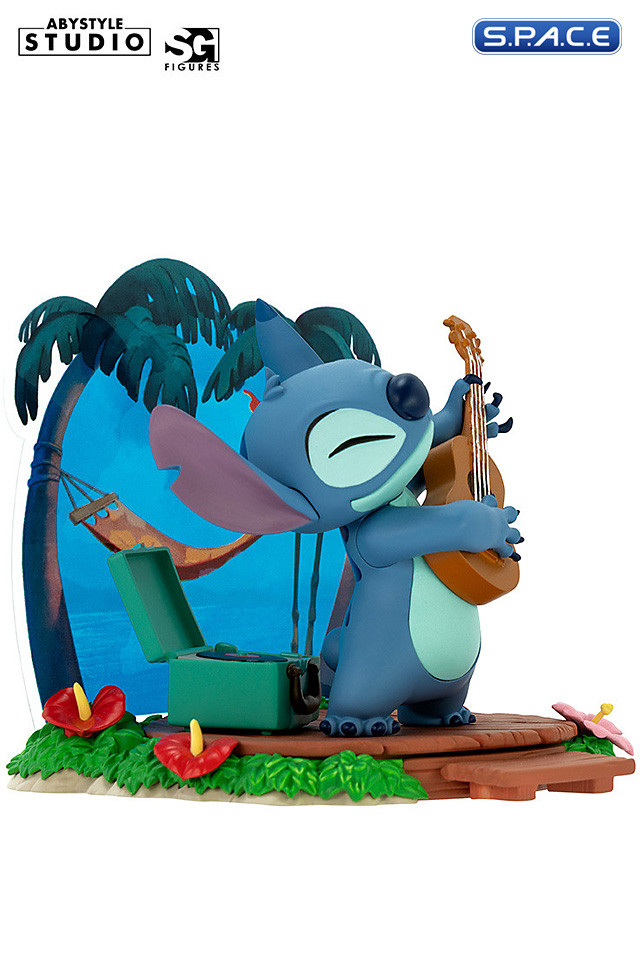 Guitar Stitch Super Figure Collection PVC Statue (Lilo & Stitch)