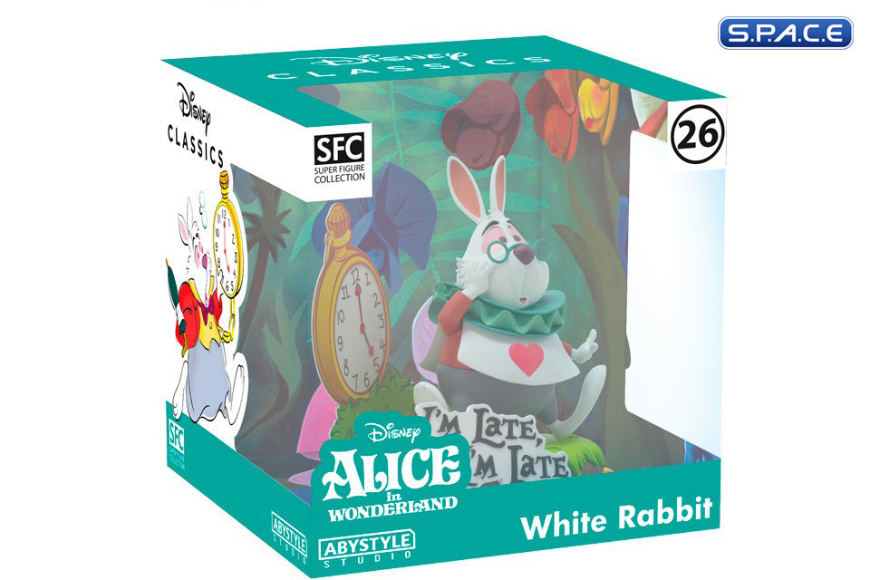 White Rabbit Super Figure Collection PVC Statue (Alice in Wonderland)