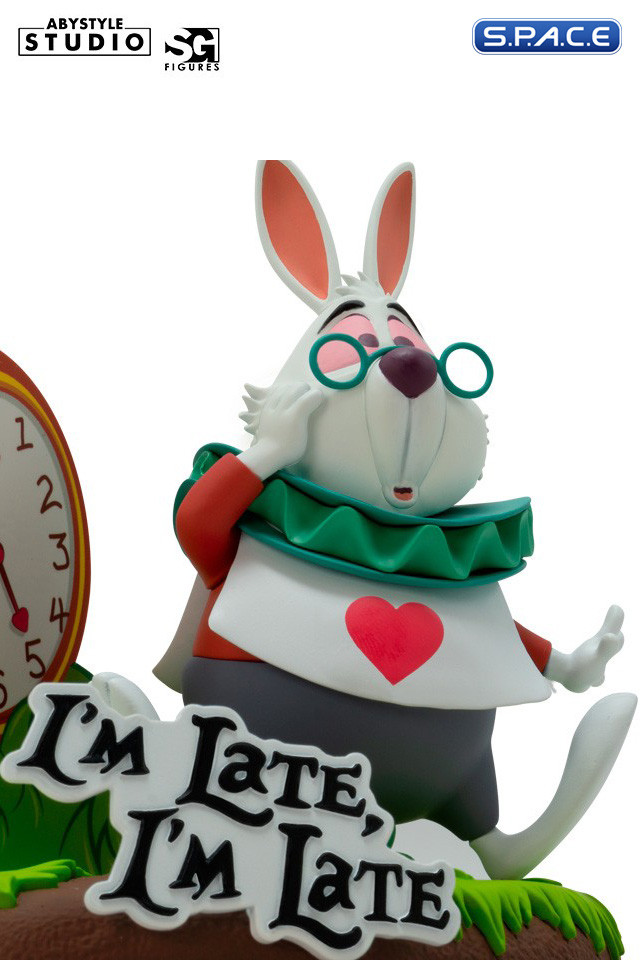 White Rabbit Super Figure Collection PVC Statue (Alice in Wonderland)