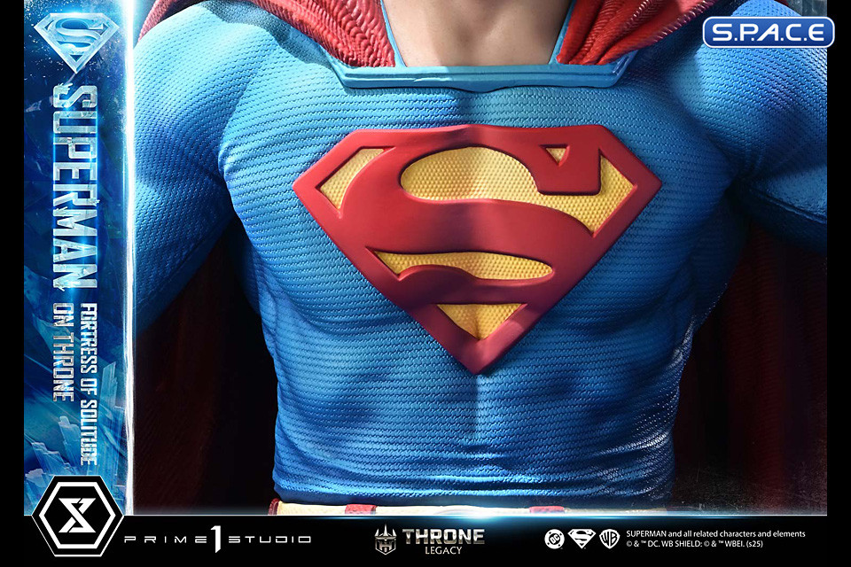1/4 Scale Superman Fortress of Solitude on Throne Throne Legacy Statue (DC Comics)