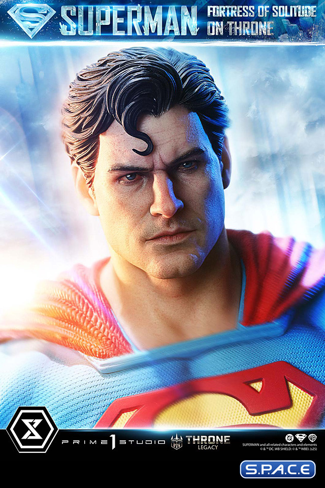 1/4 Scale Superman Fortress of Solitude on Throne Throne Legacy Statue (DC Comics)