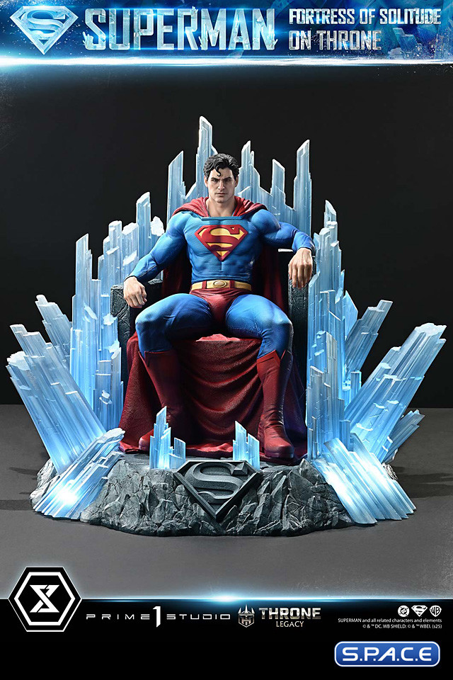 1/4 Scale Superman Fortress of Solitude on Throne Throne Legacy Statue (DC Comics)