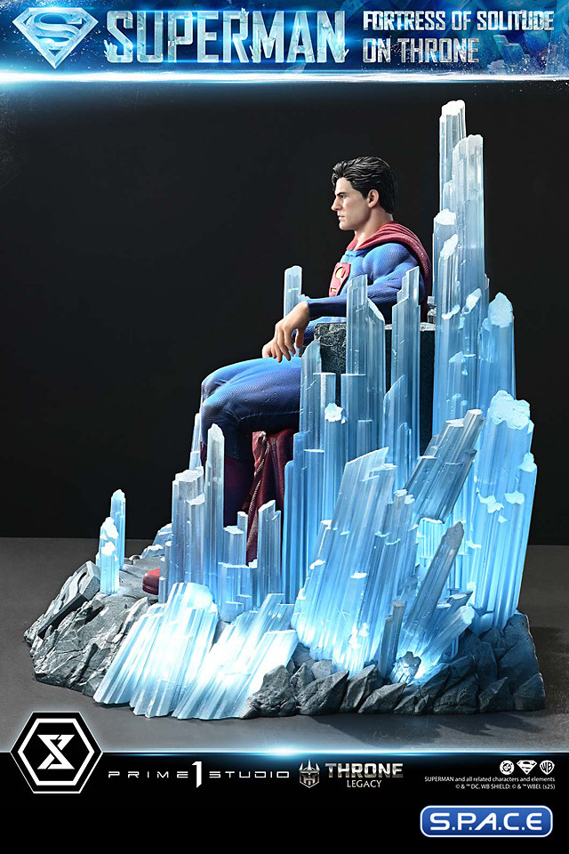 1/4 Scale Superman Fortress of Solitude on Throne Throne Legacy Statue (DC Comics)