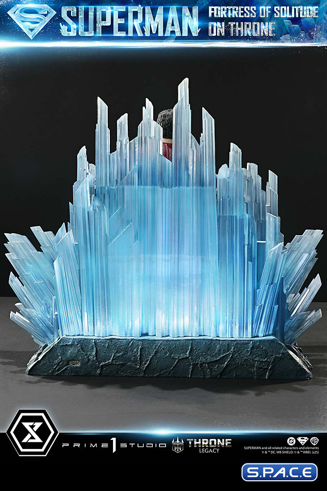 1/4 Scale Superman Fortress of Solitude on Throne Throne Legacy Statue (DC Comics)