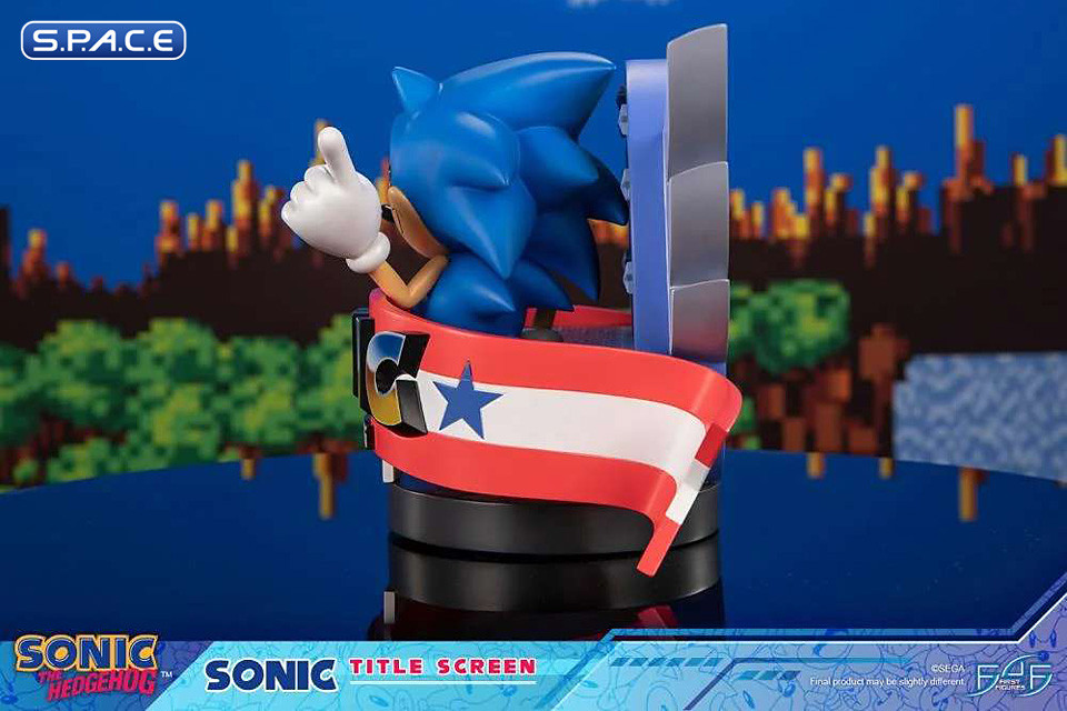 Sonic the Hedgehog Titel Screen Statue (Sonic the Hedgehog)
