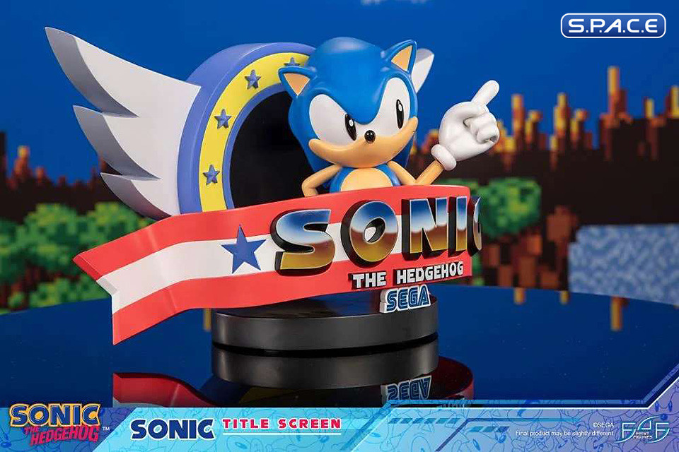 Sonic the Hedgehog Titel Screen Statue (Sonic the Hedgehog)