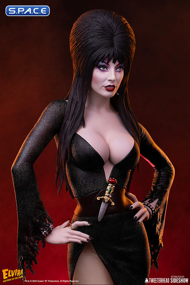 Elvira Maquette - black Glitter Dress Version (Elvira - Mistress of the Dark)