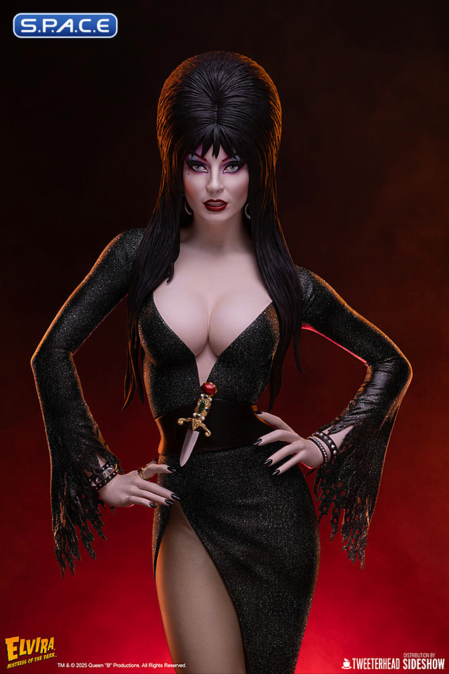 Elvira Maquette - black Glitter Dress Version (Elvira - Mistress of the Dark)