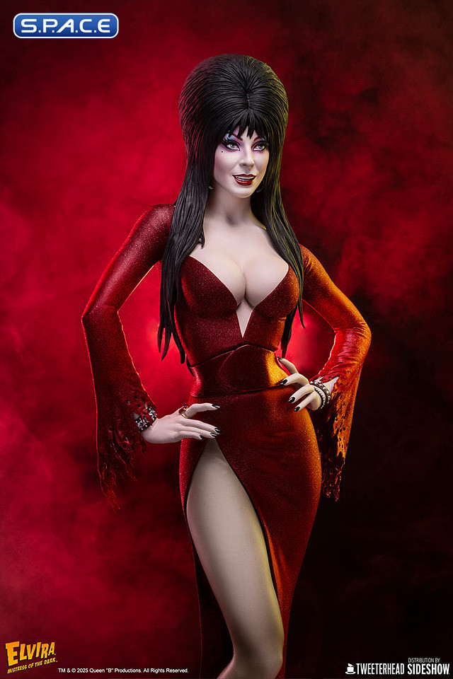 Elvira Maquette - red Glitter Dress Version (Elvira - Mistress of the Dark)