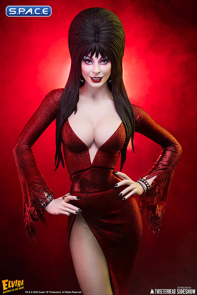 Elvira Maquette - red Glitter Dress Version (Elvira - Mistress of the Dark)