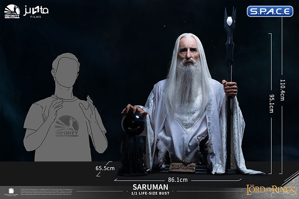 1:1 Saruman Life-Size Bust (Lord of the Rings)