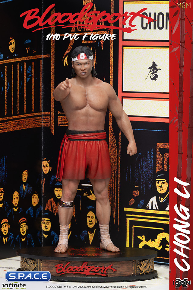 1/10 Scale Chong Li PVC Statue (Bloodsport)