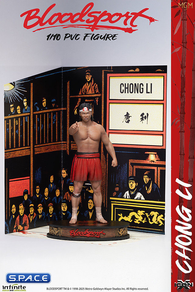 1/10 Scale Chong Li PVC Statue (Bloodsport)