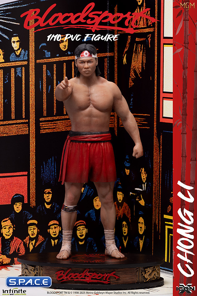 1/10 Scale Chong Li PVC Statue (Bloodsport)