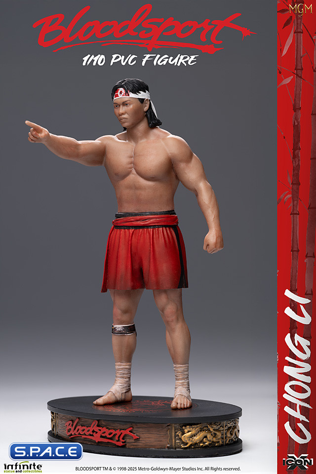1/10 Scale Chong Li PVC Statue (Bloodsport)